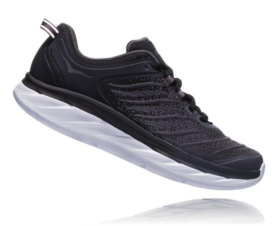 Hoka One One Akasa Löparskor Herr - Svarta/Vita - OTRJN-3810